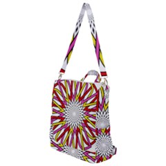 Sun Abstract Mandala Crossbody Backpack by HermanTelo