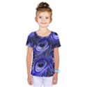 Peacock Feathers Color Plumage Kids  One Piece Tee View1