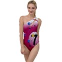 Billiard Ball Ball Game Pink To One Side Swimsuit View1