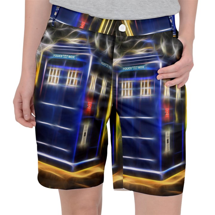 Famous Blue Police Box Pocket Shorts