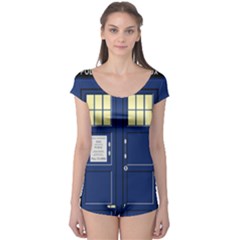 Tardis Doctor Who Time Travel Boyleg Leotard  by HermanTelo