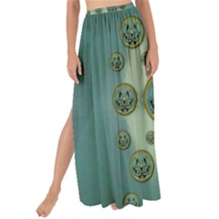 Tree In Golden Meditative Frames Maxi Chiffon Tie-up Sarong by pepitasart