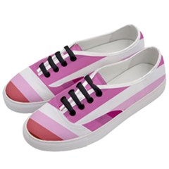 Lesbian Pride Flag Women s Classic Low Top Sneakers by lgbtnation