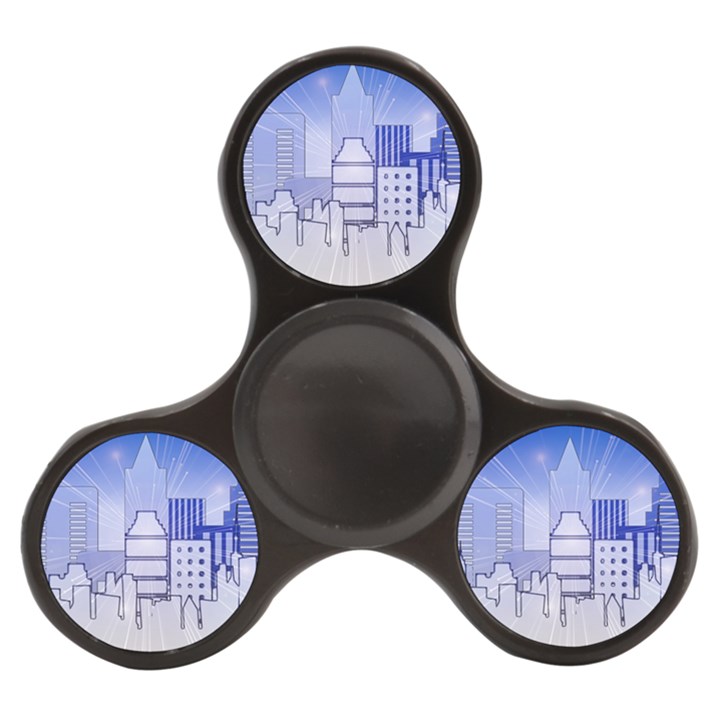 City Architecture Building Skyline Finger Spinner