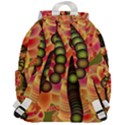 Abstract Background Digital Green Top Flap Backpack View3