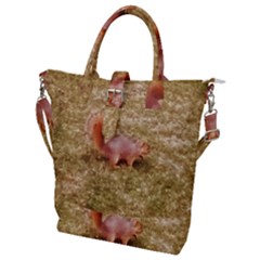 Squirrel Buckle Top Tote Bag by Riverwoman