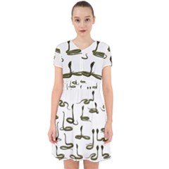 Snake Cobra Reptile Poisonous Adorable In Chiffon Dress by HermanTelo