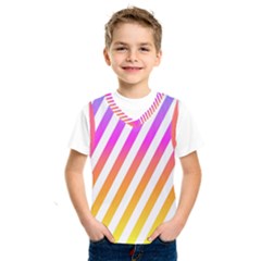 Abstract Lines Mockup Oblique Kids  Sportswear by HermanTelo