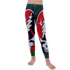 Grateful Dead Kids  Lightweight Velour Leggings by Sapixe