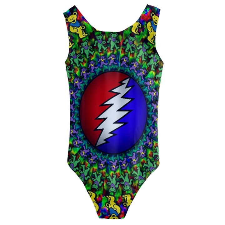 Grateful Dead Kids  Cut-Out Back One Piece Swimsuit