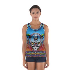 Grateful Dead Wallpapers Sport Tank Top  by Sapixe