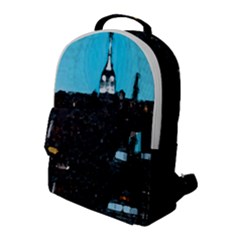 City Town Flap Pocket Backpack (large) by snowwhitegirl