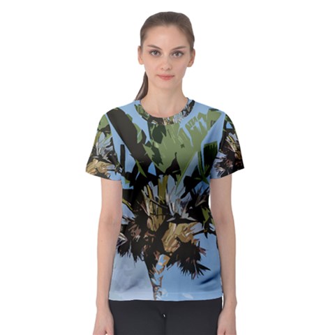 Palm Tree Women s Sport Mesh Tee by snowwhitegirl