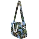 Palm Tree Rope Handles Shoulder Strap Bag View1