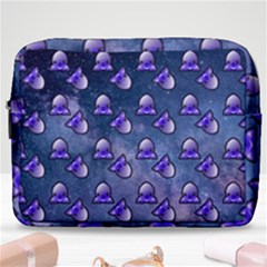 Kawaii Space Rocket Pattern Make Up Pouch (large) by snowwhitegirl