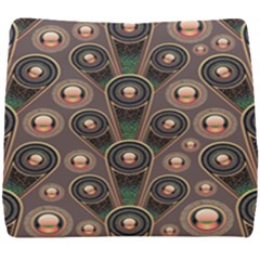 Abstract Pattern Green Seat Cushion by HermanTelo