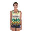 Background Triangle Sport Tank Top  View1