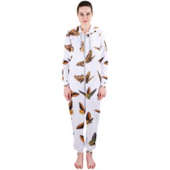 Butterflies Insect Swarm Hooded Jumpsuit (ladies)  by HermanTelo