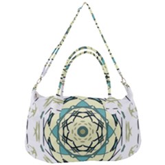 Circle Vector Background Abstract Removal Strap Handbag by HermanTelo