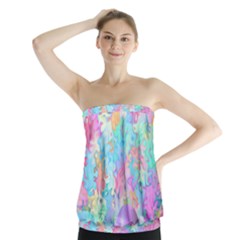 Eggs Happy Easter Rainbow Strapless Top by HermanTelo