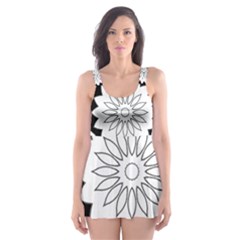 Mandala Skater Dress Swimsuit by HermanTelo