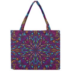 Kaleidoscope Triangle Curved Mini Tote Bag by HermanTelo