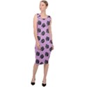 Girl Face Lilac Sleeveless Pencil Dress View3