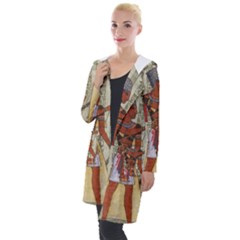 Egyptian Design Man Royal Hooded Pocket Cardigan by Sapixe