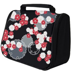 Plum Snow Ring Full Print Travel Pouch (big) by HermanTelo