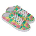 Checkerboard Pastel Squares Half Slippers View3