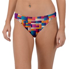 Abstract Geometry Blocks Band Bikini Bottom by Bajindul