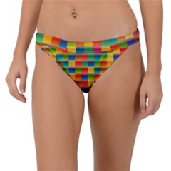 Background Colorful Abstract Band Bikini Bottom by Bajindul