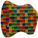 Background Colorful Abstract Velour Head Support Cushion View3