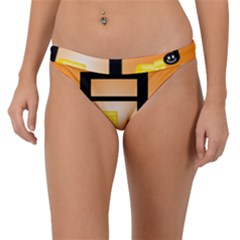 Abstract Anthropomorphic Art Band Bikini Bottom by Bajindul