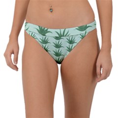 Aloe Plants Pattern Scrapbook Band Bikini Bottom by Bajindul