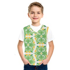 Green Pattern Retro Wallpaper Kids  Sportswear by Bajindul