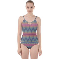 Pattern Background Texture Colorful Cut Out Top Tankini Set by Bajindul