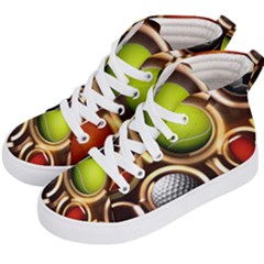 Sport Ball Tennis Golf Football Kids  Hi-top Skate Sneakers by Bajindul