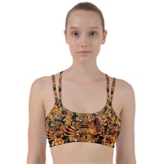 Sculpture Art Temple Tower Line Them Up Sports Bra by Pakrebo