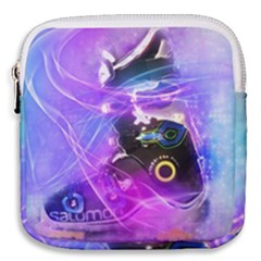 Ski Boot Ski Boots Skiing Activity Mini Square Pouch by Pakrebo