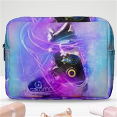 Ski Boot Ski Boots Skiing Activity Make Up Pouch (large) by Pakrebo