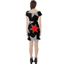 Questioning Anything - Star Design Short Sleeve Skater Dress View2