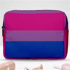 Bisexual Pride Flag Bi Lgbtq Flag Make Up Pouch (large) by lgbtnation