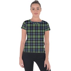 Abercrombie Tartan Short Sleeve Sports Top  by impacteesstreetwearfour