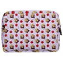 Doll And Cherries Pattern Make Up Pouch (Medium) View2