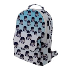 Forest Girl Gradient Blue Flap Pocket Backpack (large) by snowwhitegirl