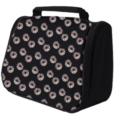 Kawaii Dougnut Black Pattern Full Print Travel Pouch (big) by snowwhitegirl