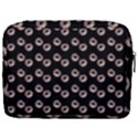 Kawaii Dougnut Black Pattern Make Up Pouch (Large) View2