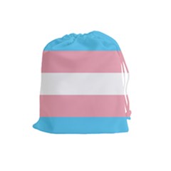 Transgender Pride Flag Drawstring Pouch (large) by lgbtnation