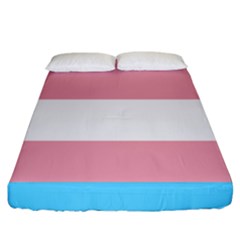 Transgender Pride Flag Fitted Sheet (king Size) by lgbtnation